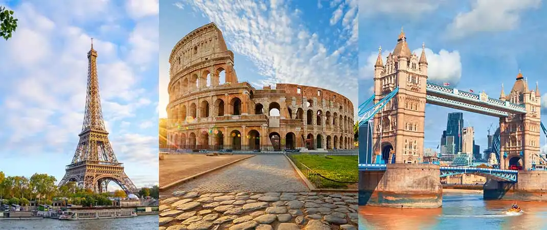 Saffron HolidaysEurope Tour Package In Summer 7 Days & 6 Nights